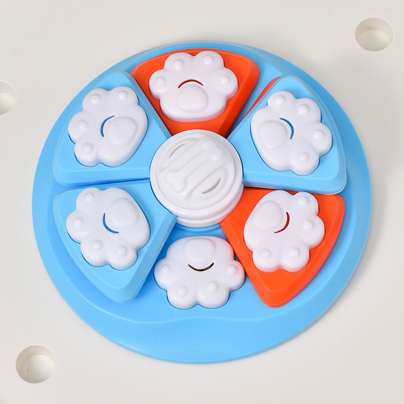 Interactive Slow Feeder Dog Bowl - Puzzle Toy for Pets
