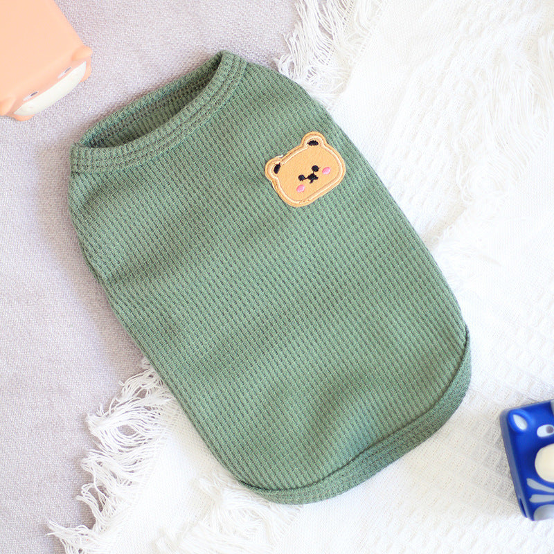 Thin Sleeveless Vest for Small Dogs and Cats