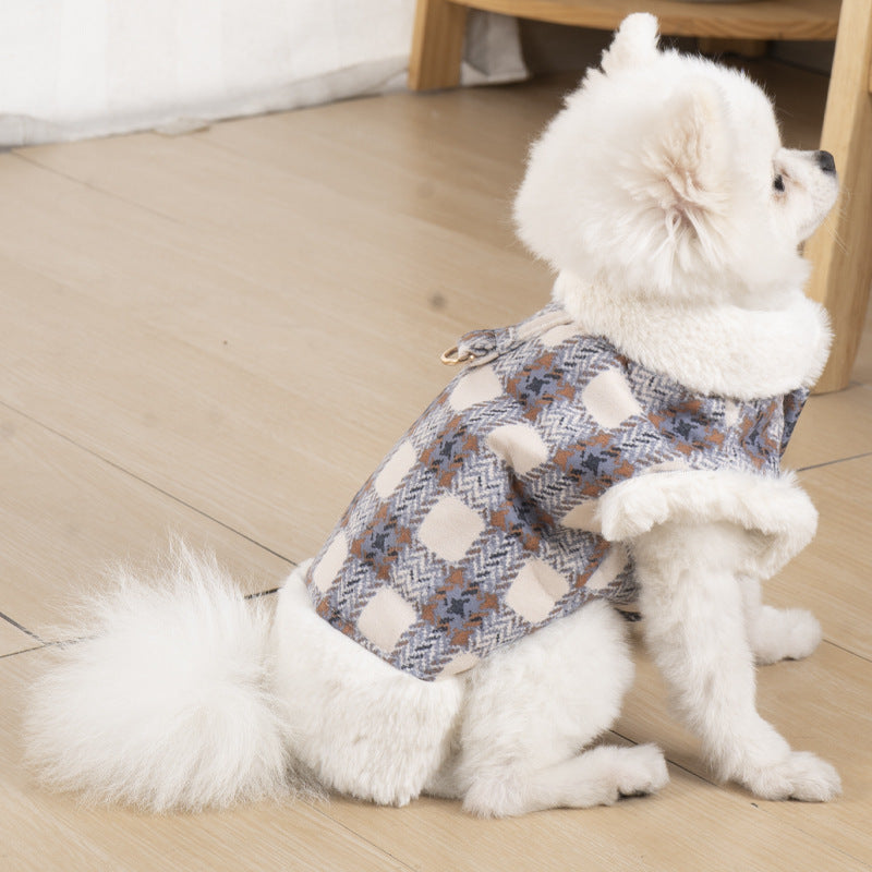 Warm Plush Vest for Small Dogs and Cats