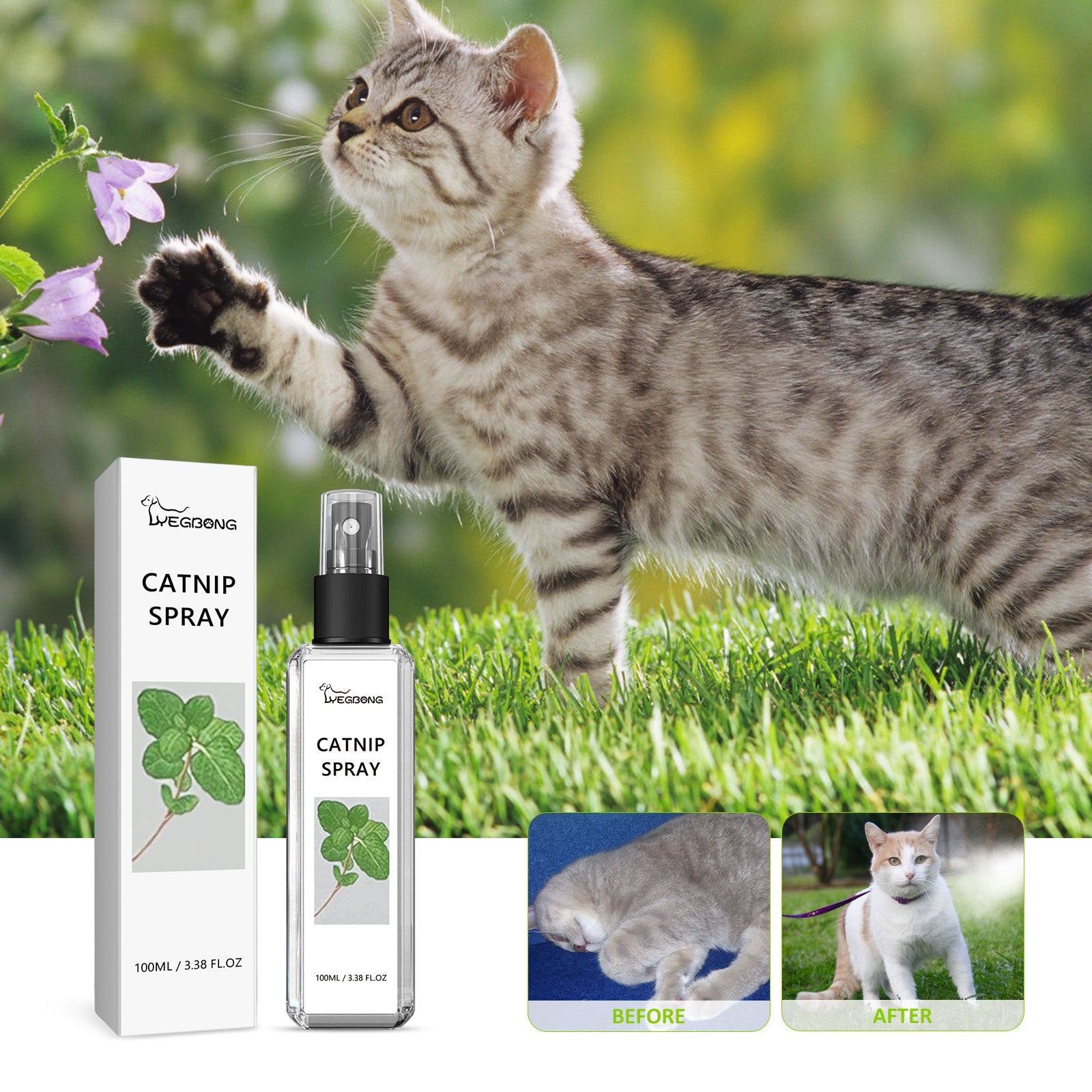 Catnip Spray for Anxiety Relief and Vitality