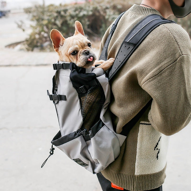 Double Shoulder Pet Carrier Travel Backpack