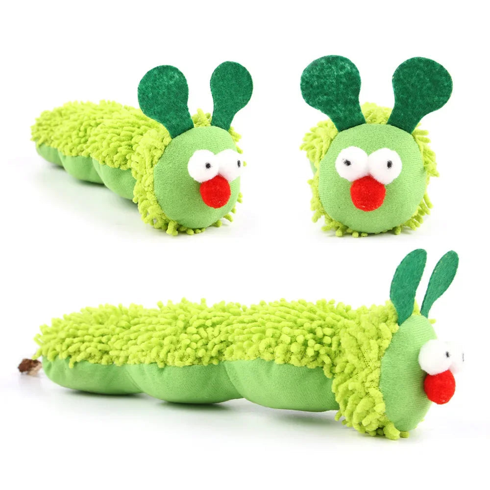 Catnip Caterpillar Chew Toy for Kittens