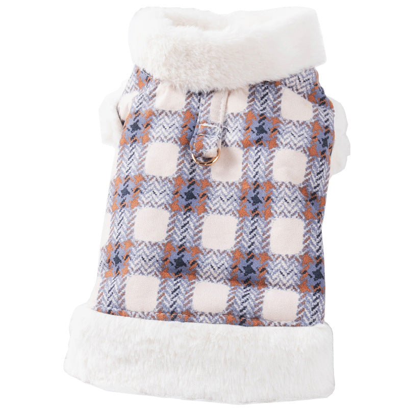 Warm Plush Vest for Small Dogs and Cats