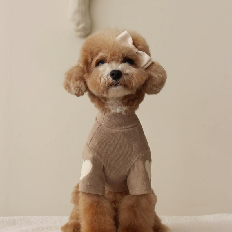 Velvet Teddy Bear Hoodie for Small Dogs