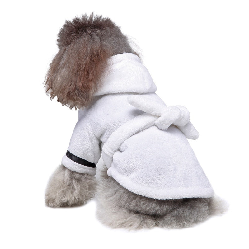 Soft Pet Bathrobe Pajamas for Dogs
