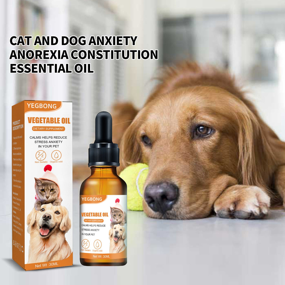Sesame Seed Oil Essence for Cats and Dogs
