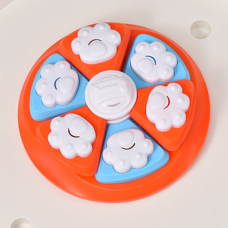 Interactive Slow Feeder Dog Bowl - Puzzle Toy for Pets