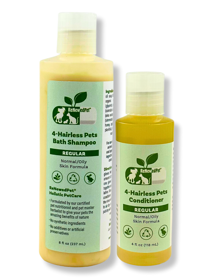 4-HAIRLESS PETS PETS REGULAR SHAMPOO & CONDITIONER