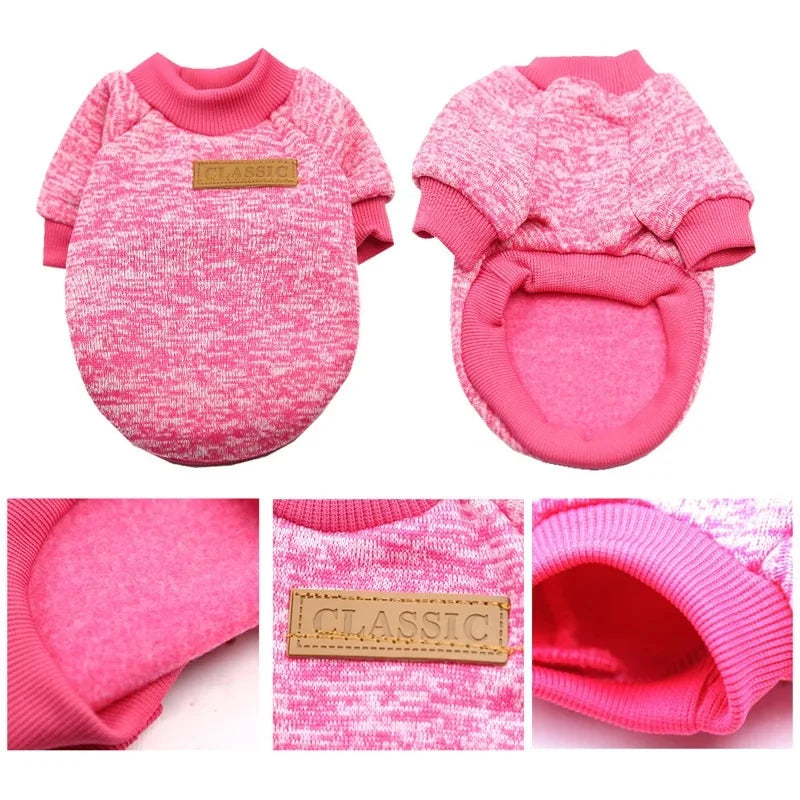 Cat Clothes For Medium Small Dogs Pet Coat Sweatshirt XS-2XL