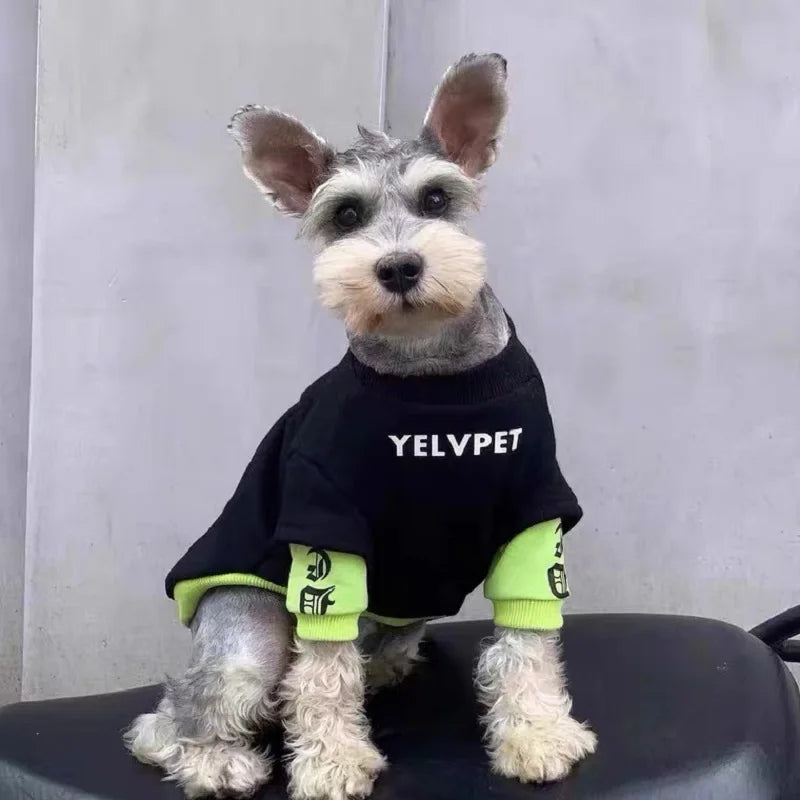 Pet Hoodies for Dogs Cats Solid Montage Puppy Clothing