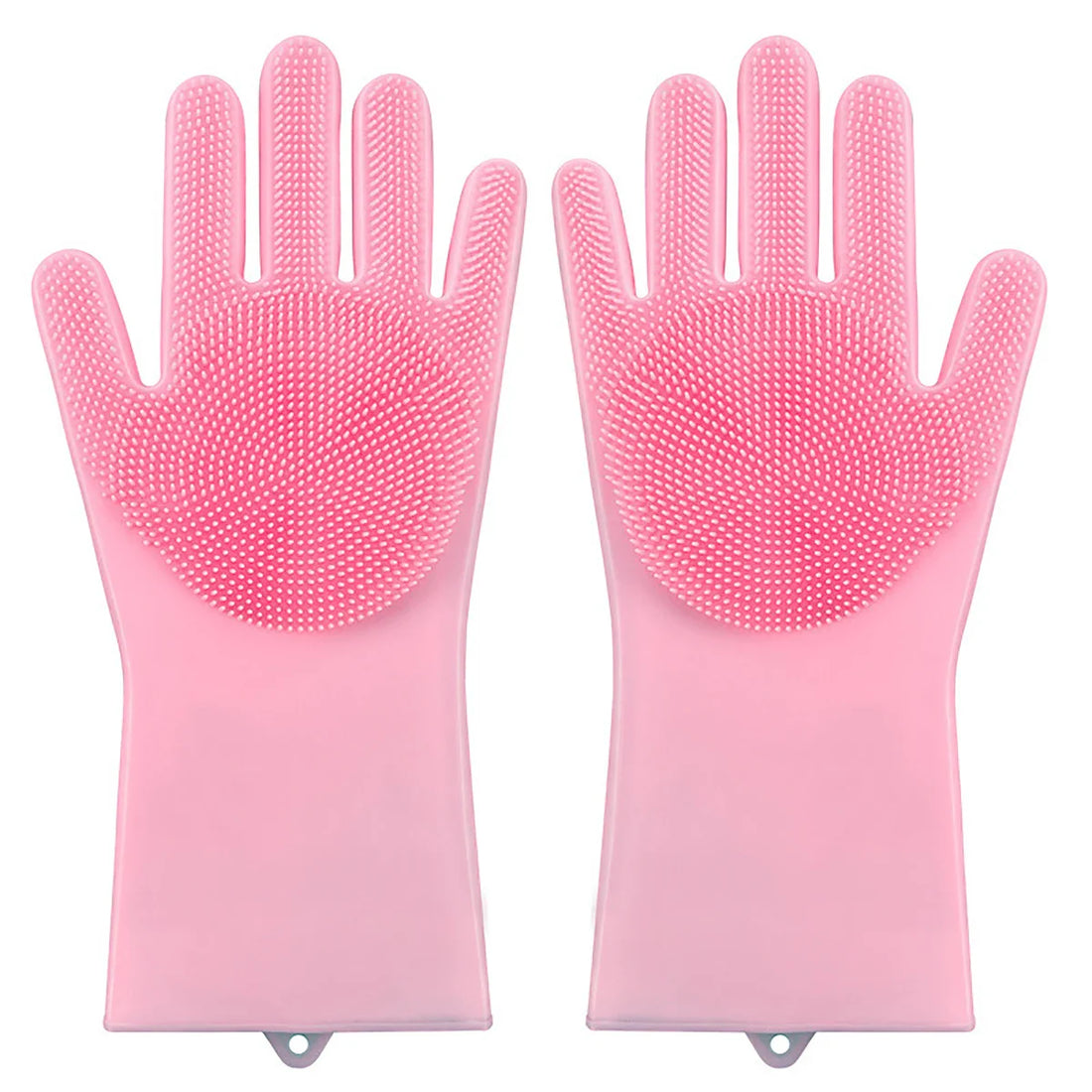 Pet Grooming Bath Gloves – Silicone Hair Remover & Scrubber