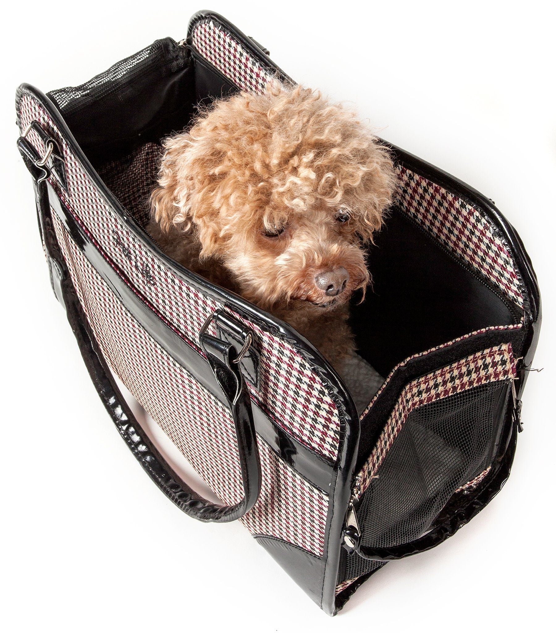 Designer Airline-Approved Pet Handbag Carrier for Dogs