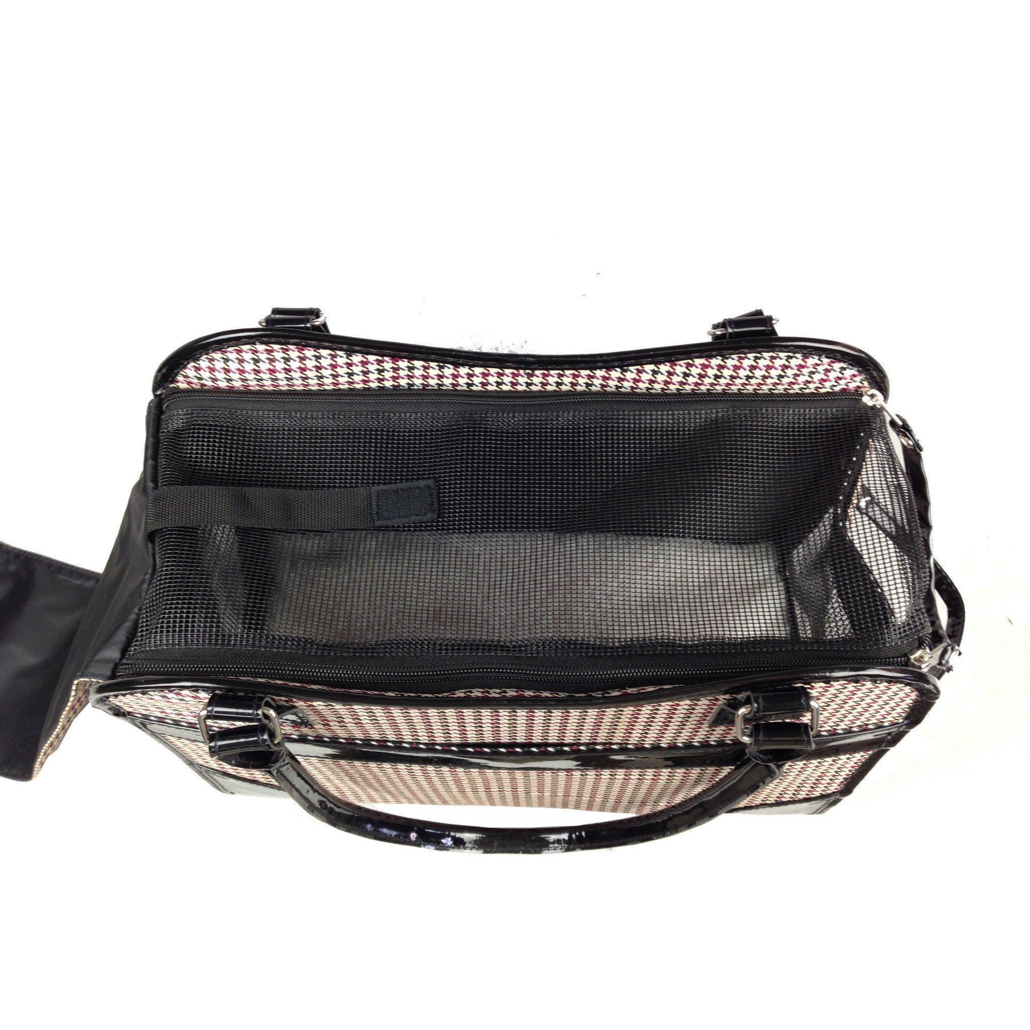 Designer Airline-Approved Pet Handbag Carrier for Dogs