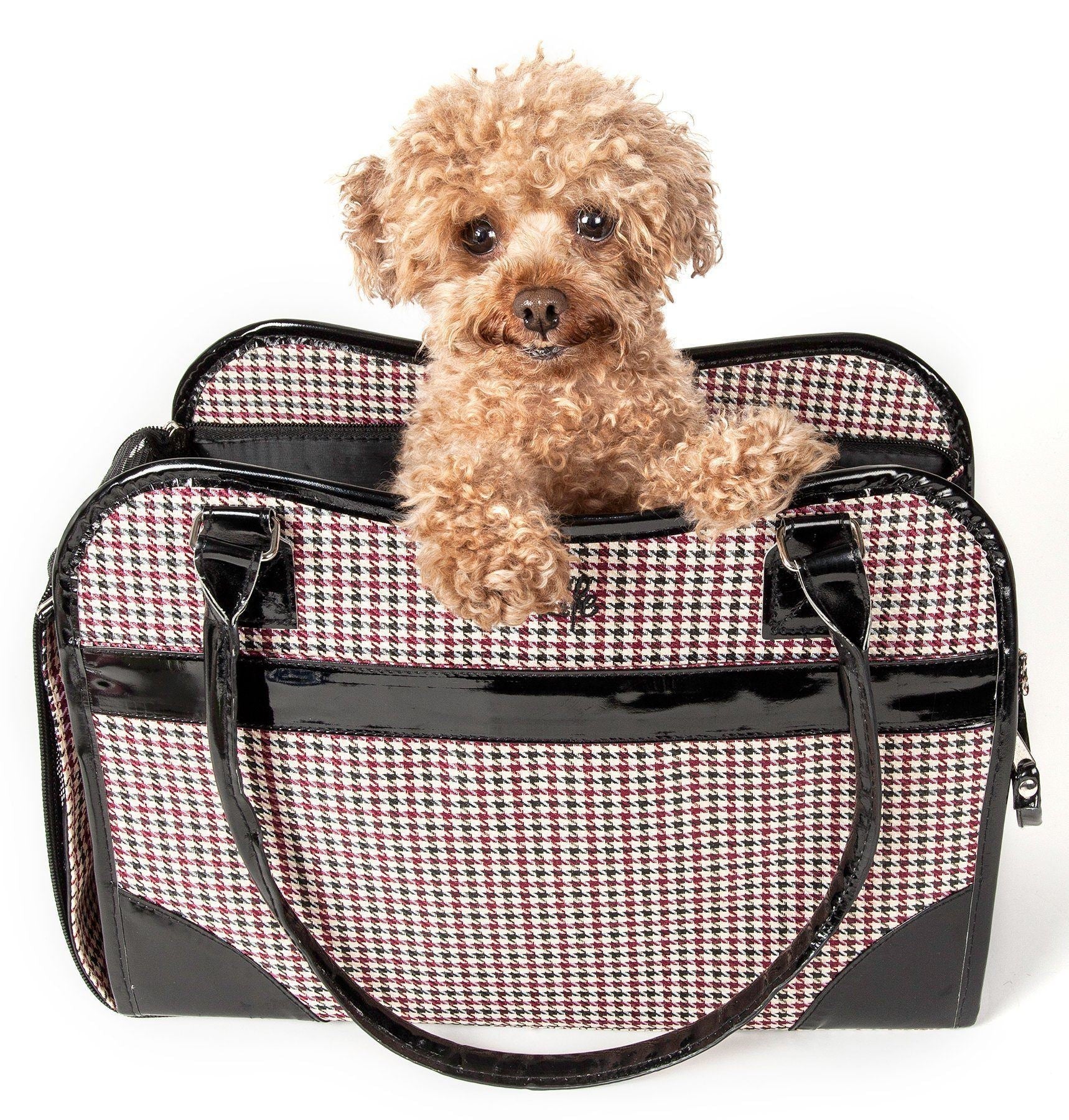 Designer Airline-Approved Pet Handbag Carrier for Dogs
