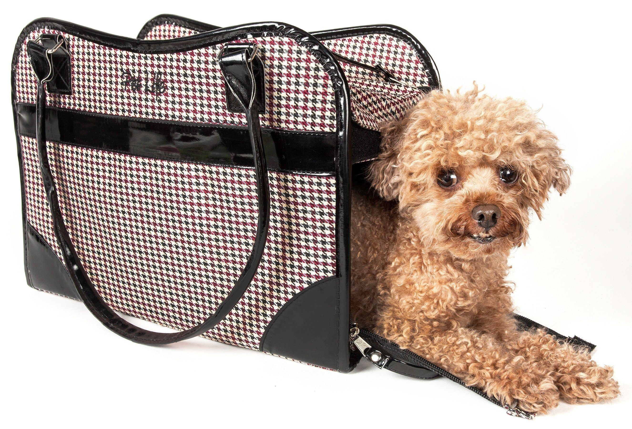 Designer Airline-Approved Pet Handbag Carrier for Dogs