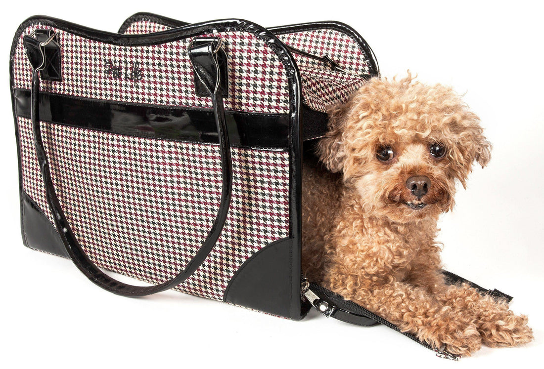 Designer Airline-Approved Pet Handbag Carrier for Dogs